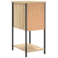 Miniatyrbillede 9 af 11: Natborde - Living sengebord 32x42x70 cm konstrueret træ sonoma-eg