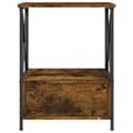 Miniatyrbillede 7 af 11: Natborde - Living sengeborde 2 stk. 50x41x65 cm konstrueret træ røget egetræ