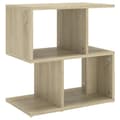 Miniatyrbillede 3 af 8: Natborde - Living sengeskab 50x30x51,5 cm spånplade sonoma-eg