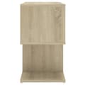 Miniatyrbillede 7 af 8: Natborde - Living sengeskab 50x30x51,5 cm spånplade sonoma-eg
