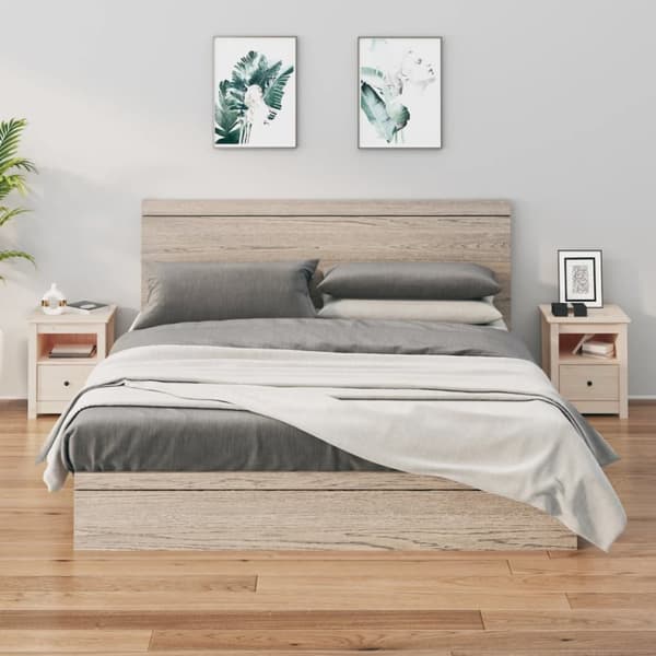 Yöpöydät - Living Yöpöydät 2 kpl 40x35x49 cm täysi mänty