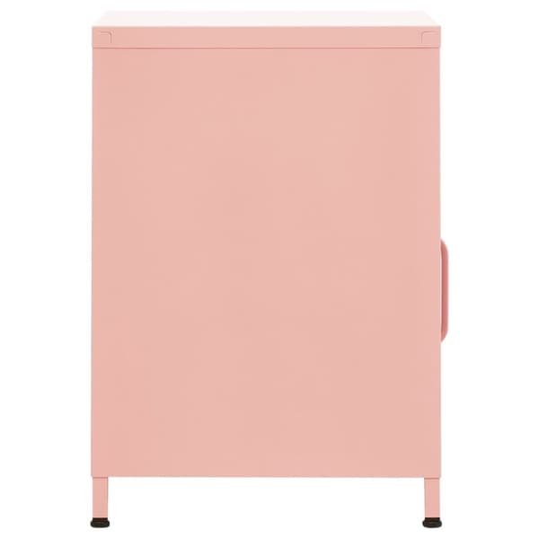 Natborde - Living natbord 35x35x51 cm stål pink