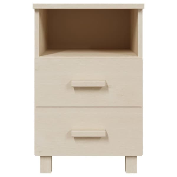 Natborde - Living sengeskab HAMAR 2 stk. 40x35x62 cm fyrretræ honningfarvet