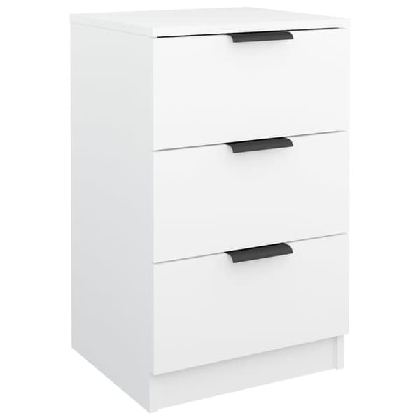 Natborde - Living sengeborde 2 stk. 40x36x65 cm hvid