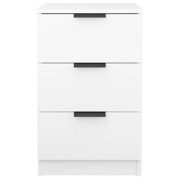 Natborde - Living sengeborde 2 stk. 40x36x65 cm hvid
