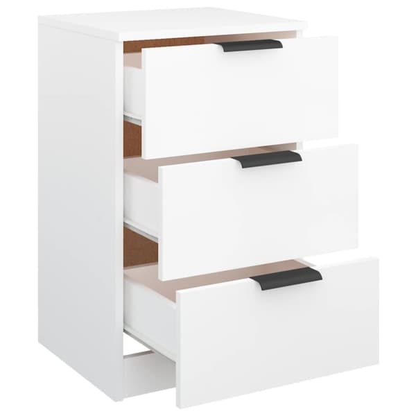Natborde - Living sengeborde 2 stk. 40x36x65 cm hvid