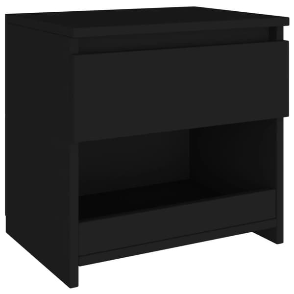 Natborde - Living sengebord 40x30x39 cm spånplade sort