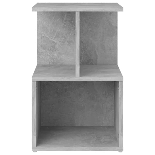 Natborde - Living sengebord 35x35x55 cm spånplade betongrå