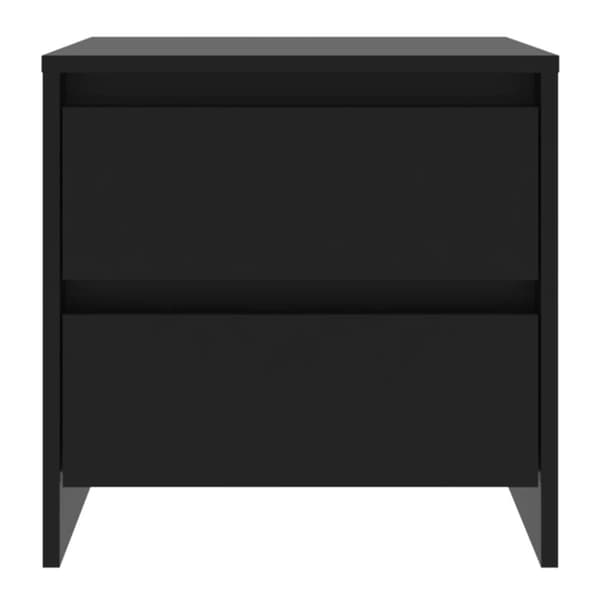 Natborde - Living sengebord 45x34,5x44,5 cm konstrueret træ sort