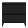 Miniatyrbillede 4 af 9: Natborde - Living sengebord 45x34,5x44,5 cm konstrueret træ sort