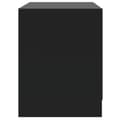 Miniatyrbillede 6 af 9: Natborde - Living sengebord 45x34,5x44,5 cm konstrueret træ sort