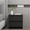 Miniatyrbillede 2 af 9: Natborde - Living sengebord 45x34,5x44,5 cm konstrueret træ sort