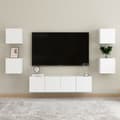 Miniatyrbillede 4 af 11: Natborde - Living sengeskabe 2 stk. 30,5x30x30 cm hvid