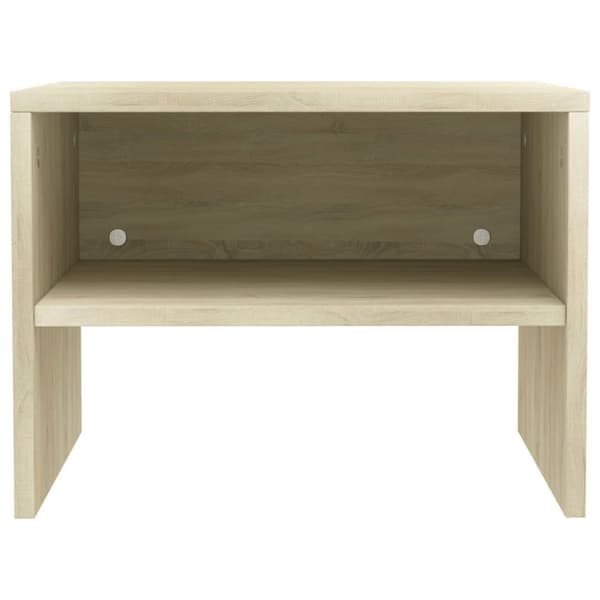 Yöpöydät - Living Yöpöydät 2kpl sonoma tammi 40x30x30 cm tekninen puu