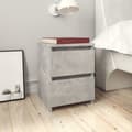 Miniatyrbillede 2 af 7: Natborde - Living sengebord 30x30x40 cm konstrueret træ betongrå