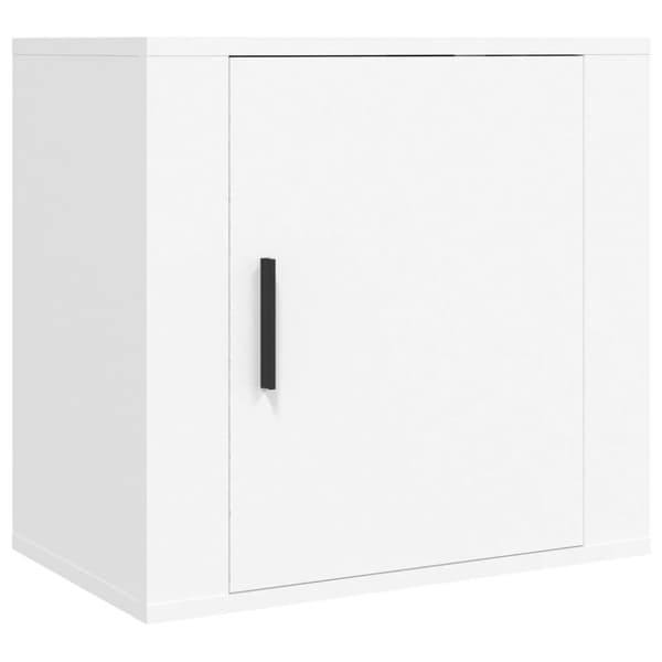 Natborde - Living væghængt sengebord 50x30x47 cm hvid