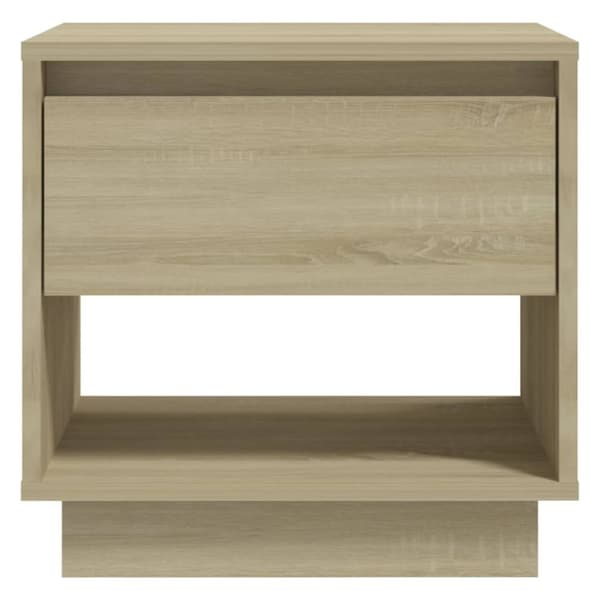 Natborde - Living sengebord 45x34x44 cm konstrueret træ sonoma-eg