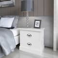 Miniatyrbild 2 av 7: Nattduksbord - Living Nattduksbord i fransk stil 2 st vit