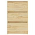 Miniatyrbild 5 av 8: Nattduksbord - Living Sängbord 2 st 40x29,5x64 cm massiv furu
