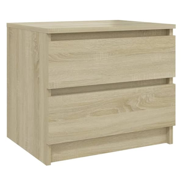Nattduksbord - Living Sängbord sonoma-ek 50x39x43,5 cm konstruerat trä