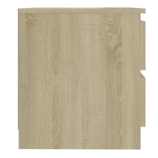 Nattduksbord - Living Sängbord sonoma-ek 50x39x43,5 cm konstruerat trä