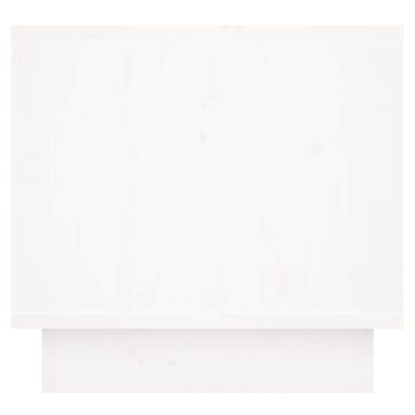 Natborde - Living sengeborde 2 stk. 35x34x32 cm massivt fyrretræ hvid