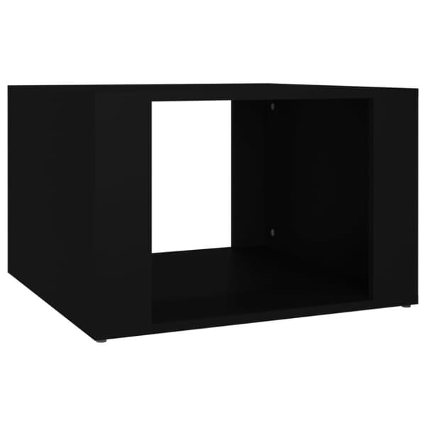 Natborde - Living sengebord 57x55x36 cm konstrueret træ sort