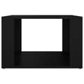 Miniatyrbillede 6 af 9: Natborde - Living sengebord 57x55x36 cm konstrueret træ sort