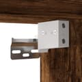 Miniatyrbillede 10 af 11: Natborde - Living væghængt sengebord 41,5x36x53 cm røget eg
