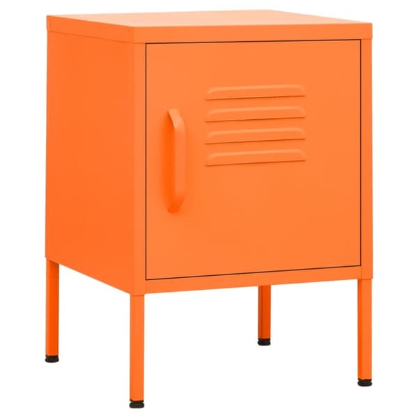 Natborde - Living natbord 35x35x51 cm stål orange