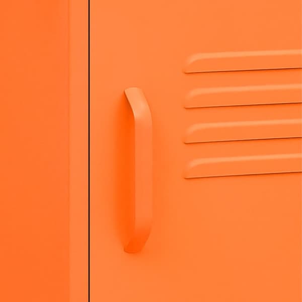 Natborde - Living natbord 35x35x51 cm stål orange