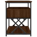 Miniatyrbillede 9 af 11: Natborde - Living sengeborde 2 stk. 40x42x55 cm konstrueret træ brunt egetræ