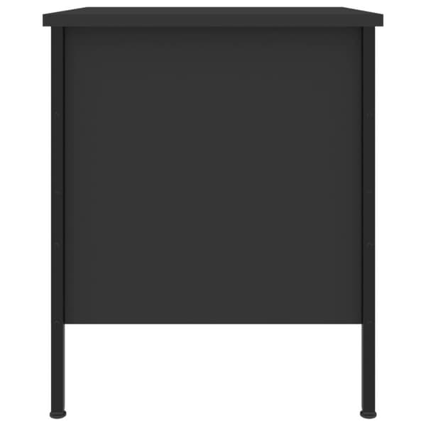 Natborde - Living sengeborde 2 stk. 40x42x50 cm konstrueret træ sort