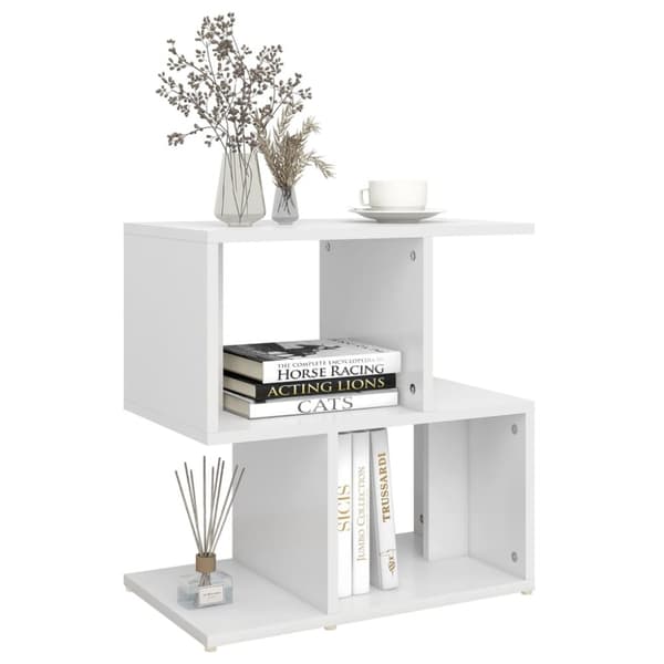 Natborde - Living sengeskabe 2 stk. 50x30x51,5 cm spånplade hvid