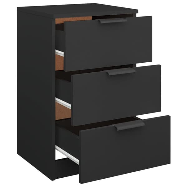 Natborde - Living sengebord 40x36x65 cm sort