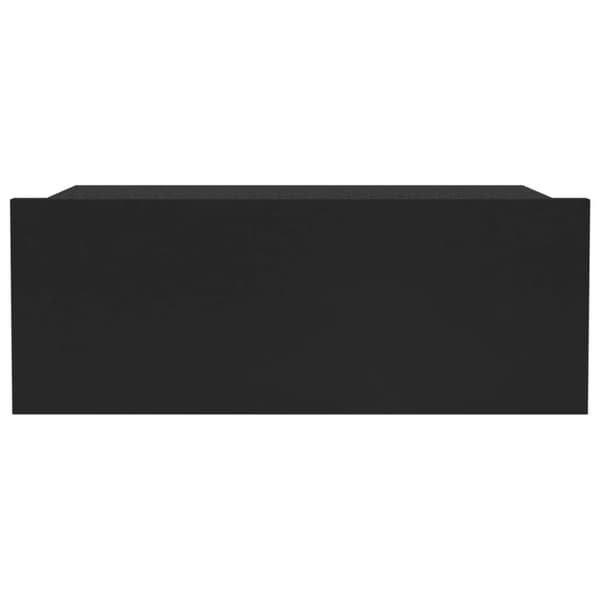 Svævende natborde 2 stk. 40 x 30 x 15 cm spånplade sort - Svævende Natbord - Svævende Natborde - Home & Living