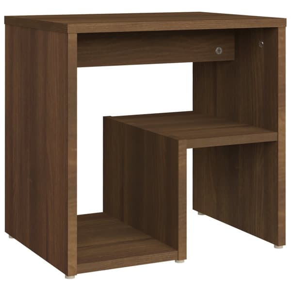 Sengeborde 2 stk. 40x30x40 cm konstrueret træ brun egetræ - Sengebord - Sengeborde - Home & Living