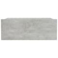 Pikkukuva 5 / 8: Kelluva yöpöytä betoninharmaa 40x30x15 cm tekninen puu - Kelluva Yöpöytä - Kelluvat Yöpöydät - Home & Living