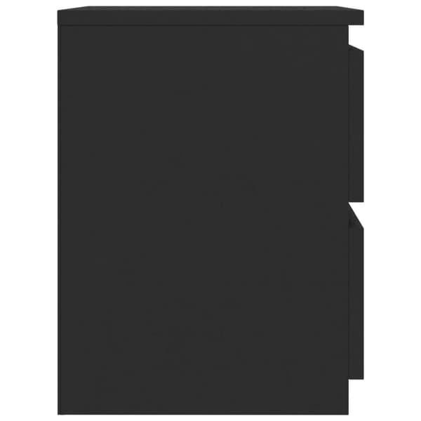 Sengebord 30x30x40 cm konstrueret træ sort - Sengebord - Sengeborde - Home & Living