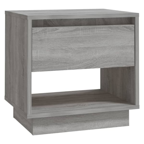 Sängbord 2 st grå sonoma-ek 45x34x44 cm konstruerat trä - Sängskåp - Nattduksbord - Home & Living