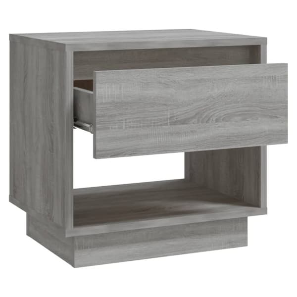 Sängbord 2 st grå sonoma-ek 45x34x44 cm konstruerat trä - Sängskåp - Nattduksbord - Home & Living