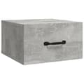 Pikkukuva 3 / 10: Seinäkiinnitettävä yöpöytä betoninharmaa 35x35x20 cm - Seinäkiinnitettävä Yöpöytä - Seinäkiinnitettävät Yöpöydät - Home & Living