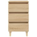 Pikkukuva 6 / 10: Yöpöydät täyspuiset jalat Sonoma-tammi 40x35x69 cm - Yöpöytä - Yöpöydät - Home & Living