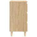 Pikkukuva 8 / 10: Yöpöydät täyspuiset jalat Sonoma-tammi 40x35x69 cm - Yöpöytä - Yöpöydät - Home & Living