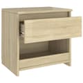 Miniatyrbillede 8 af 9: Sengeborde 2 stk. 40x30x39 cm spånplade sonoma-eg - Sengeskab - Sengeskabe - Home & Living