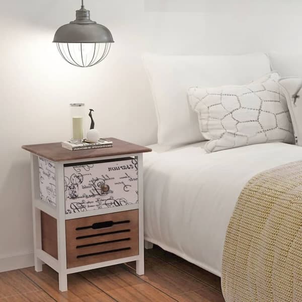 Sengebord i træ 2 stk. - Skab - Skabe - Home & Living