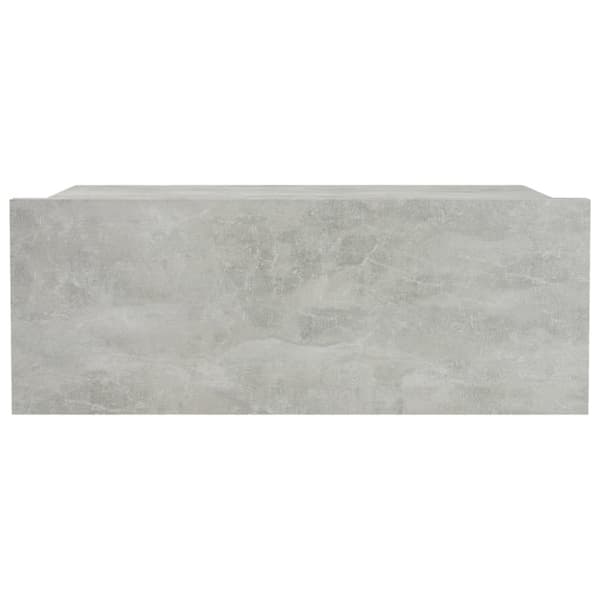 Svævende natborde 2 stk. 40 x 30 x 15 cm spånplade betongrå - Svævende Natbord - Svævende Natborde - Home & Living