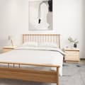 Miniatyrbillede 2 af 11: Sengeborde 2 stk. 35x34x32 cm massivt fyrretræ - Sengebord - Sengeborde - Home & Living