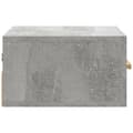 Pikkukuva 8 / 10: Seinäkiinnitettävä yöpöytä betoninharmaa 35x35x20 cm - Seinäkiinnitettävä Yöpöytä - Seinäkiinnitettävät Yöpöydät - Home & Living