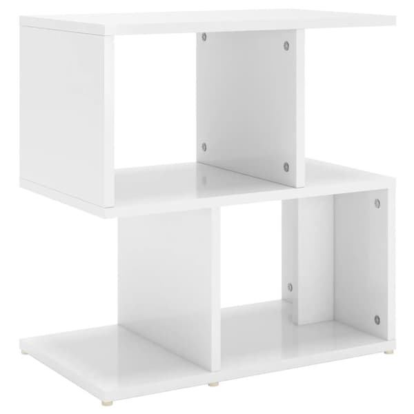 Sengeskab 50x30x51,5 cm spånplade hvid højglans - Sengeskab - Sengeskabe - Home & Living